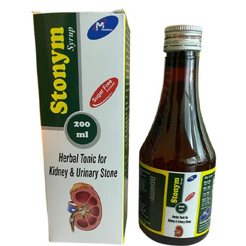 Product Name: Stonym, Compositions of Herbal tonic are Herbal tonic - Mondove Biotech Pvt Ltd