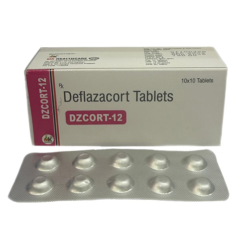 Product Name: DZCORT 12, Compositions of Deflazacort Tablets are Deflazacort Tablets - MK Healthcare