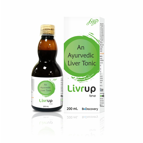 Product Name: Livrup, Compositions of Livrup are An Ayurvedic Liver Tonic - Biodiscovery Lifesciences Private Limited