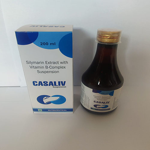 Product Name: Casaliv, Compositions of Silymarin Extract with Vitamin B Complex are Silymarin Extract with Vitamin B Complex - Medicasa Pharmaceuticals