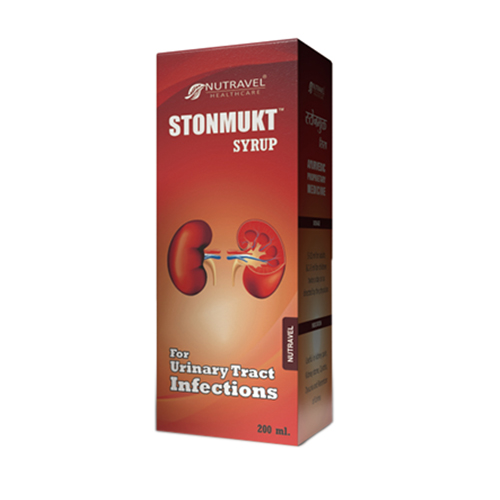 Product Name: STONMUKT SYRUP, Compositions of For Urinary Tract Infections are For Urinary Tract Infections - Nutravel Healthcare