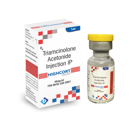 Product Name: HIGHCORT, Compositions of Triamcinolone Acetonide Injection IP are Triamcinolone Acetonide Injection IP - Biopolis Lifesciences Private Limited