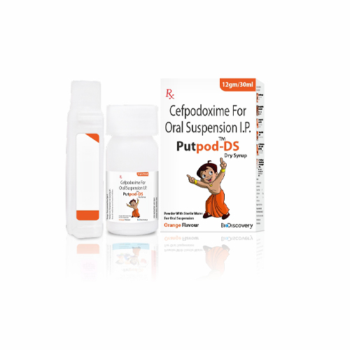 Product Name: Putpod DS, Compositions of Putpod DS are Cefpodoxime For Oral Suspension I.P. - Biodiscovery Lifesciences Private Limited