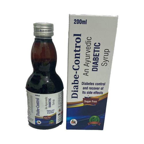 Product Name: DIABETIC Syrup, Compositions of DIABETIC Syrup are Diabetes control and recover of Its side effects - MK Healthcare