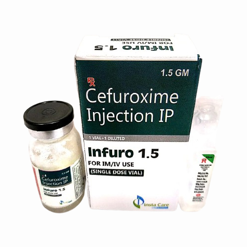 Product Name: INFURO, Compositions of INFURO are Cefuroxime Injection IP - Insta Care Lifesciences