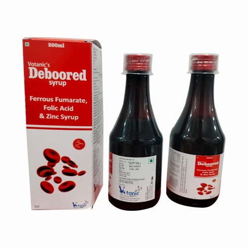 Product Name: Deboored, Compositions of are Ferrous Fumarate, Folic Acid & Zinc Syrup - Access Life Science