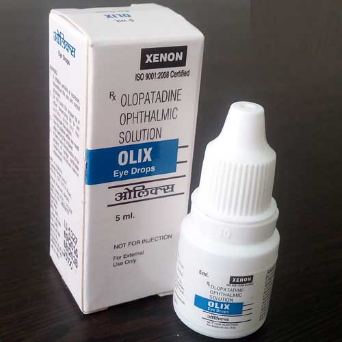 Product Name: Olix, Compositions of Olopatadine Ophthalmic Solution are Olopatadine Ophthalmic Solution - Xenon Pharmaceuticals