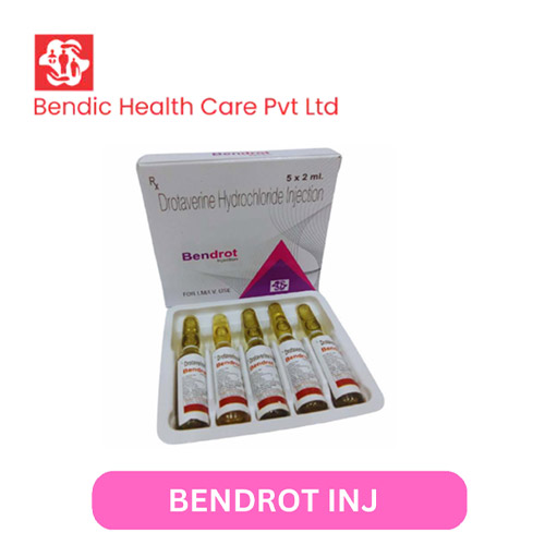 Product Name: BENDORT, Compositions of BENDORT are Drotavenine Hydrochloride Injection - Bendic Healthcare Private Limited