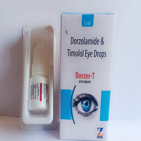 Product Name: Dorzer T, Compositions of Dorzer T are Dorzolamide and Timolol Eye  Drops - Zerdia Healthcare Pvt Ltd