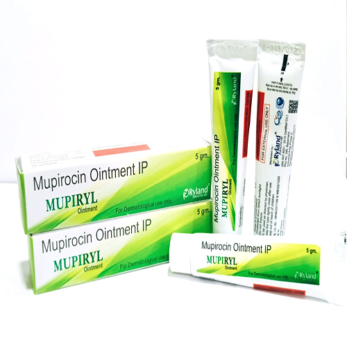 Product Name: MUPIRYL ointment, Compositions of MUPIRYL ointment are Mupirocin Ointment IP - Ryland Health Care