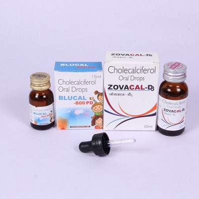 Product Name: BLUCAL ZOVACAL D, Compositions of BLUCAL ZOVACAL D are Cholecalciferol Oral Drops - Bluewaterresearch