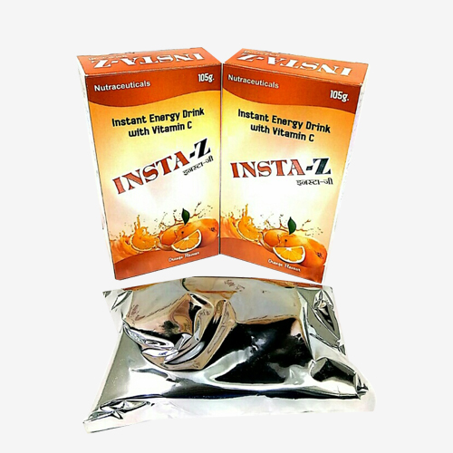 Product Name: INSTA Z, Compositions of INSTA Z are Istant Energy Drink With Vitamin C  - Insta Care Lifesciences