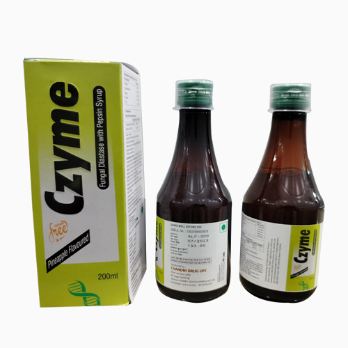 Product Name: CZYME, Compositions of CZYME are Fungal diastase With pepsin with  Syrup  - Access Life Science