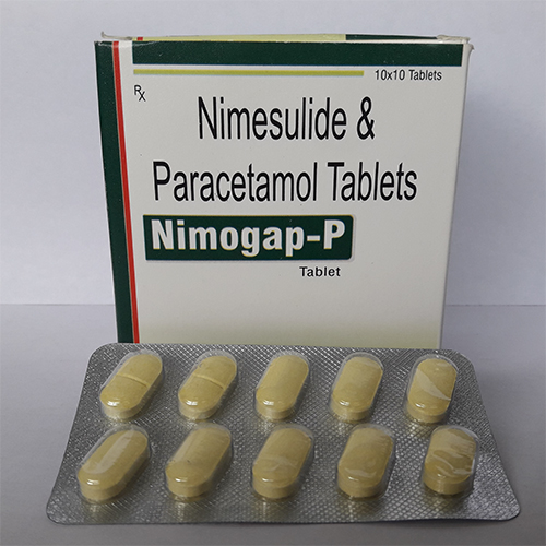 Product Name: Nimogap P , Compositions of Nimogap P  are Nimesulide & Paracetamol Tablets  - Orange Biotech Private Limited