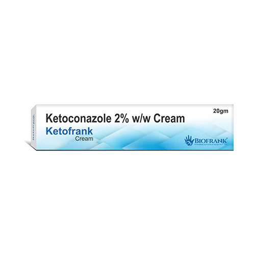 Product Name: Ketofrank , Compositions of Ketofrank  are Ketoconazole 2% w/w cream - Biofrank Pharmaceuticals India Private Limited