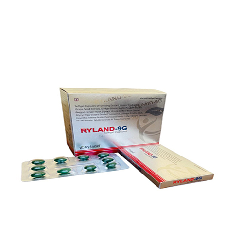 Product Name: Ryland 9G, Compositions of Ryland 9G are 9g Softgel Capsule, Ryland - Ryland Health Care