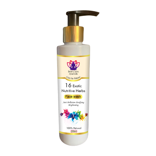 Product Name: Best Cure Face Wash, Compositions of Anti Pollution Purifying Brightening  are Anti Pollution Purifying Brightening  - Best Cure ayurveda