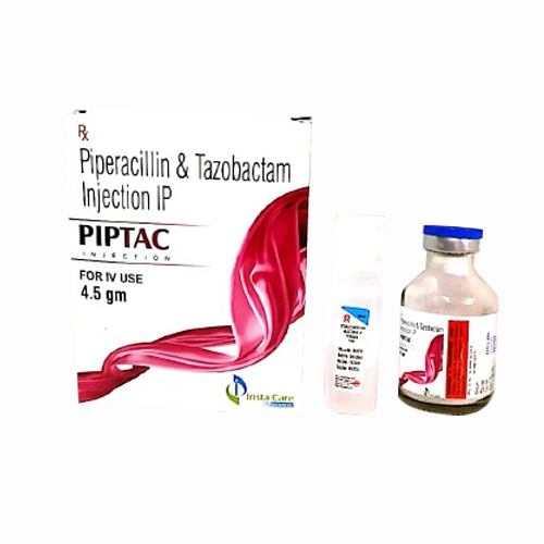 Product Name: PIPTAC, Compositions of PIPTAC are Piperacillin & Tazobactam Injection IP - Insta Care Lifesciences