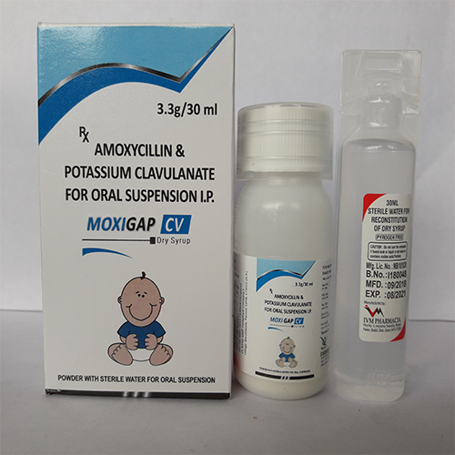 Product Name: MOXIGAP  CV  Dry Syrup , Compositions of MOXIGAP  CV  Dry Syrup  are AMOXYCILLIN & POTASSIUM CLAVULANATE FOR ORAL SUSPENSION I.P.  - Orange Biotech Private Limited