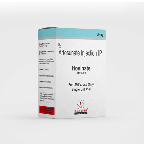 Product Name: Hosinate, Compositions of Hosinate are Artesunate Injection IP - Health Biotech Limited