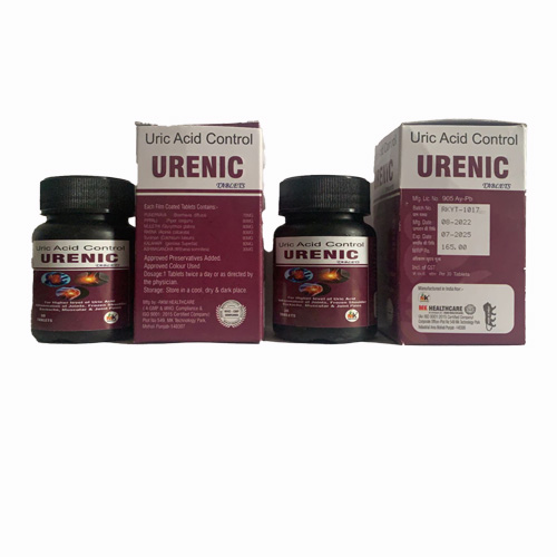 Product Name: URENIC, Compositions of Uric Acid Control are Uric Acid Control - MK Healthcare