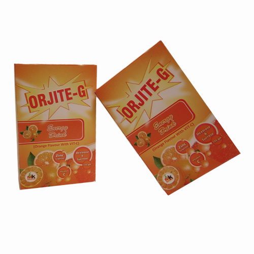 Product Name: Orjite G , Compositions of Orjite G  are Energy Drink - MK Healthcare