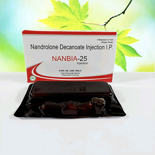 Product Name: Nanbia 25, Compositions of Nanbia 25 are Nandrolone Decanoate - Jaxrane Remedies Private Limited