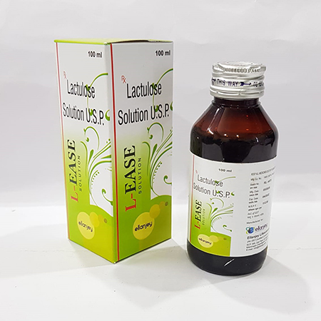 Product Name: L Ease, Compositions of L Ease are Lactulose Solution USP - Ellanjey Lifesciences