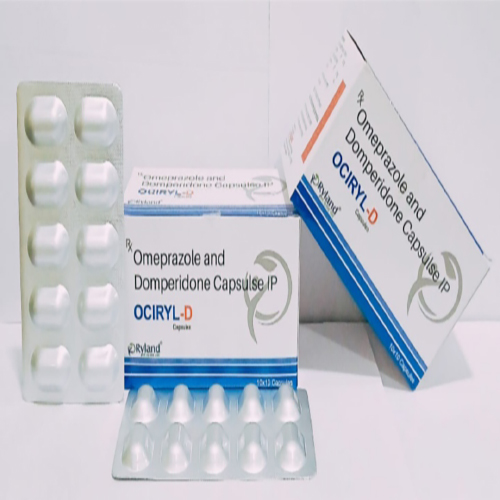 Product Name: Ociryl D, Compositions of Omeprazole And Domperidone Capsules IP  are Omeprazole And Domperidone Capsules IP  - Ryland Health Care