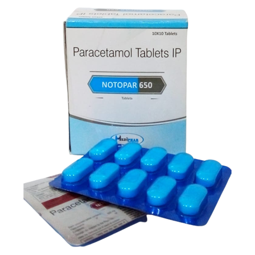 Product Name: Notopar 650, Compositions of Paracetamol Tablets IP are Paracetamol Tablets IP - Mediphar Lifesciences Private Limited