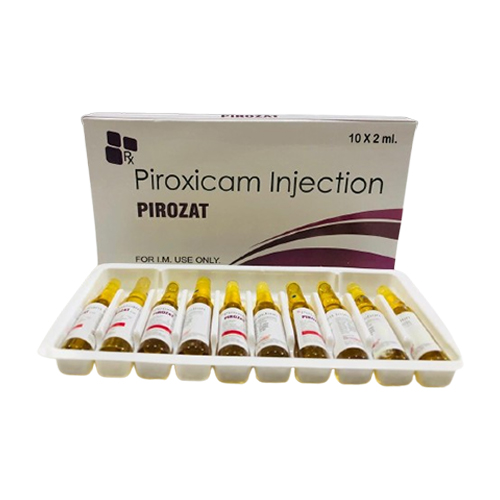 Product Name: PIROZAT, Compositions of PIROZAT are Piroxicam Injection - Zatropha Pharma