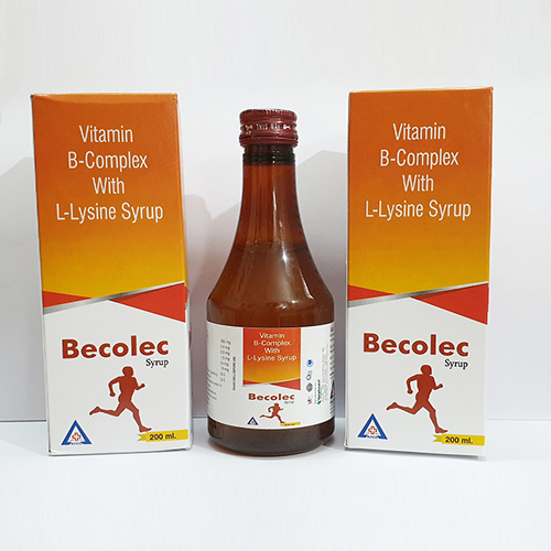 Product Name: Becolec, Compositions of Becolec are Vitamin B-Complex with L-Lysine Syrup - Avico Healthcare Pvt Ltd