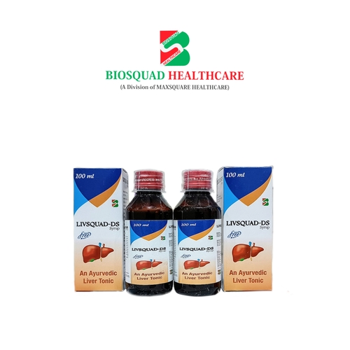 Product Name: LIVSQUAD DS, Compositions of LIVSQUAD DS are An Ayurvedic Liver Tonic - Biosquad Healthcare