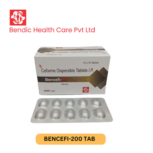 Product Name: BENCEFI 200, Compositions of Cefixime Dispersible Tablets I.P. are Cefixime Dispersible Tablets I.P. - Bendic Healthcare Private Limited