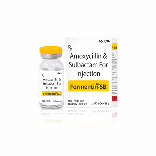 Product Name: Formentin SB, Compositions of Formentin SB are Amoxycillin & Sulbactam For Injection - Biodiscovery Lifesciences Private Limited