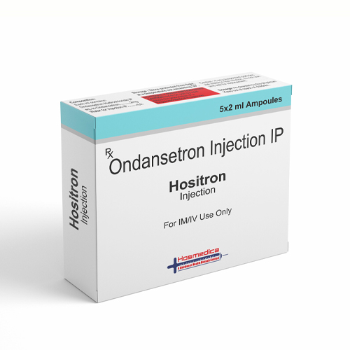 Product Name: Hositron, Compositions of Hositron are Ondansetron Injection IP - Health Biotech Limited