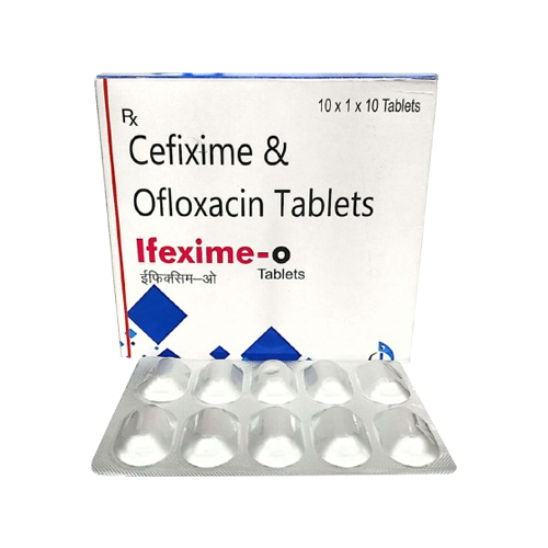 Product Name: IFEXIME O, Compositions of IFEXIME O are Cefixime & Ofloxacin Tablets - Insta Care Lifesciences