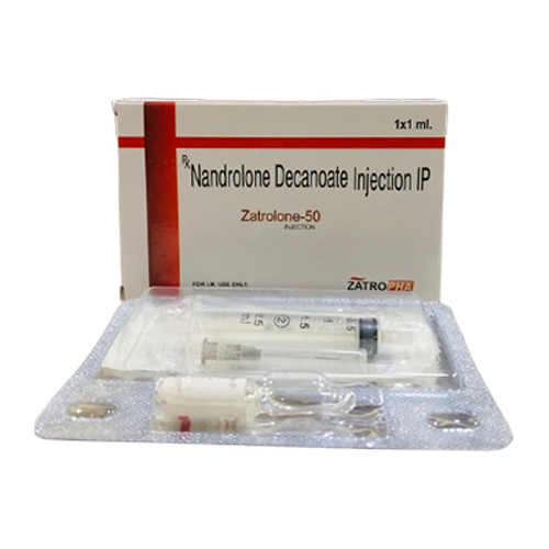 Product Name: Zatrolone 50 , Compositions of Zatrolone 50  are Nandrolone Decanoate Injection IP - Zatropha Pharma