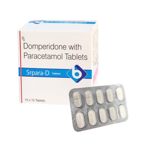 Product Name: SRPARA D, Compositions of SRPARA D are Domperidone with Paracetamol tablets  - Biopolis Lifesciences Private Limited