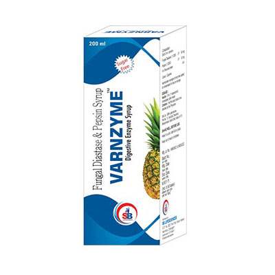 Product Name: Varnzyme, Compositions of Varnzyme are Fungal Diastase and Pepsin Syrup - SB LIFESCIENCES