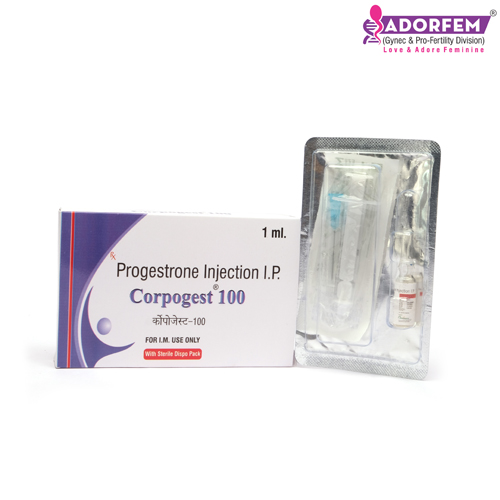 Product Name: CROPOGEST 100, Compositions of CROPOGEST 100 are Progestrone Injection I.P - Cheminnova Life Sciences