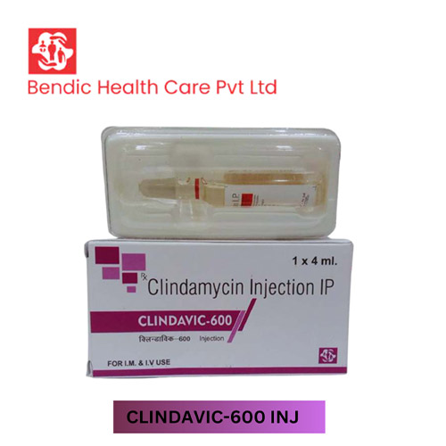 Product Name: CLINDAVIC 600, Compositions of Clindamycin Injection IP are Clindamycin Injection IP - Bendic Healthcare Private Limited