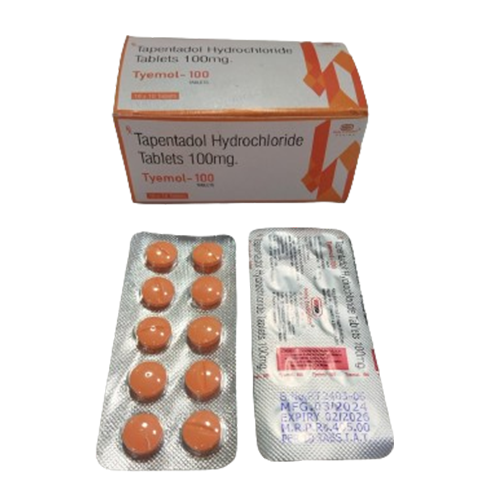 Product Name: Tyemol 100, Compositions of Tyemol 100 are Tapentadol Hydrochioride Tablets 100mg.  - Holy Evolution Pharma