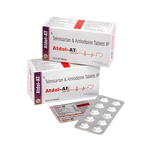 Product Name: Atdol AT, Compositions of Atdol AT are Telmisartan & Amlodipine Tablets IP - MK Healthcare