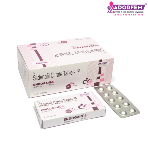 Product Name: ENDOGAIN S, Compositions of Sildenafil Citrate Tablets IP are Sildenafil Citrate Tablets IP - Cheminnova Life Sciences