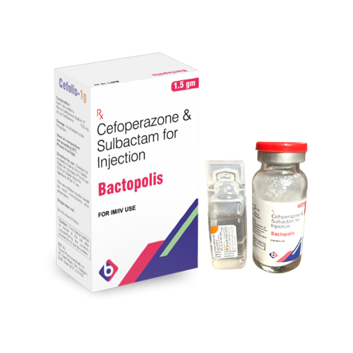 Product Name: BACTOPOLISH, Compositions of BACTOPOLISH are Cefoperazone & Sulbactamfor injection - Biopolis Lifesciences Private Limited