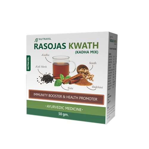 Product Name: RASOJAS KWATH, Compositions of RASOJAS KWATH are IMMUNITY BOOSTER & HEALTH PROMOTER - Nutravel Healthcare