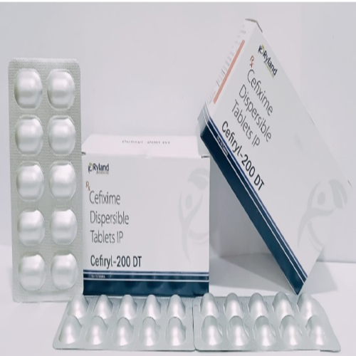 Product Name: Cefiryl 200 dt, Compositions of Cefixime Dispersible tablets ip are Cefixime Dispersible tablets ip - Ryland Health Care