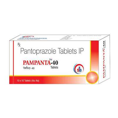 Product Name: Pampanta 40, Compositions of Pampanta 40 are Pantoparazole Tablets IP - SB LIFESCIENCES