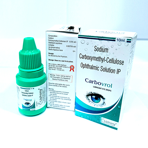 Product Name: Carbovrol, Compositions of Carbovrol are Sodium Carboxymethyl-Cellulose Ophthalmic Solution IP - Euphony Healthcare